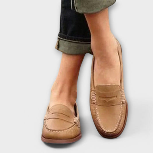 Hailey | Classic Penny Flat Loafers