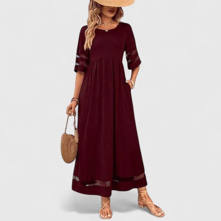 Hailey | Elegant Sheer Maxi Dress