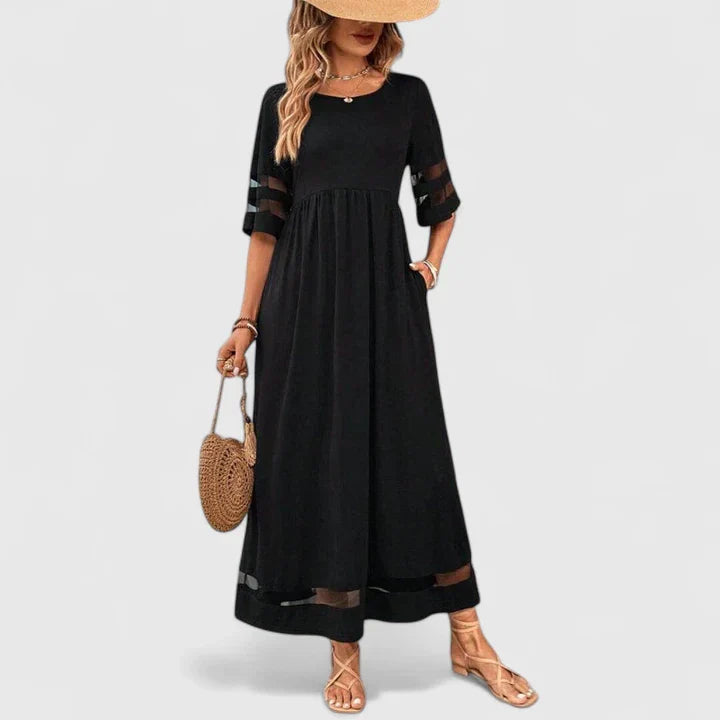 Hailey | Elegant Sheer Maxi Dress