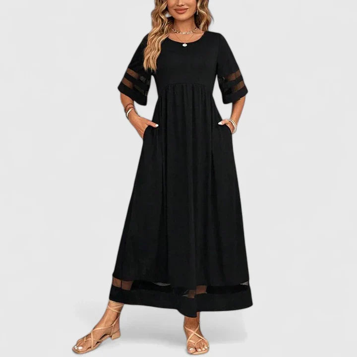 Hailey | Elegant Sheer Maxi Dress