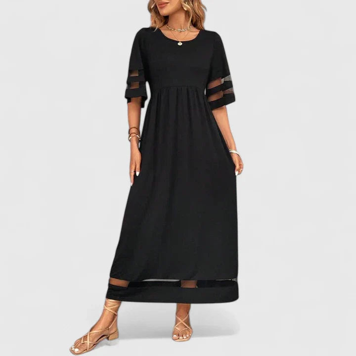 Hailey | Elegant Sheer Maxi Dress