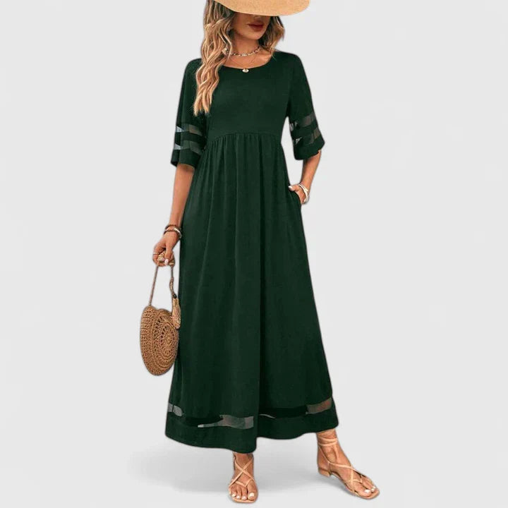 Hailey | Elegant Sheer Maxi Dress