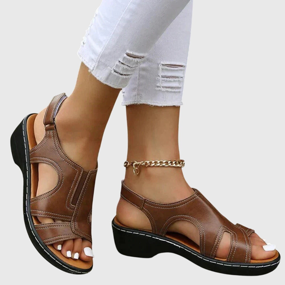 Hailey | Orthopedic Wedge Slingback Sandals