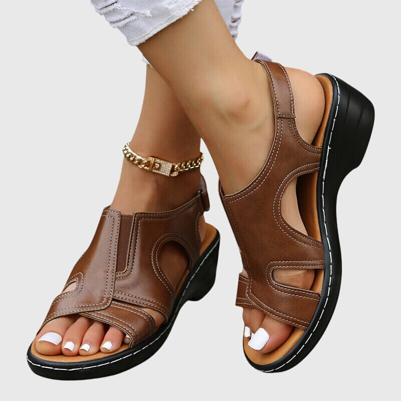 Hailey | Orthopedic Wedge Slingback Sandals