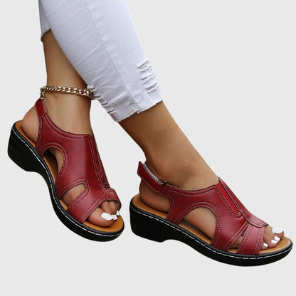 Hailey | Orthopedic Wedge Slingback Sandals