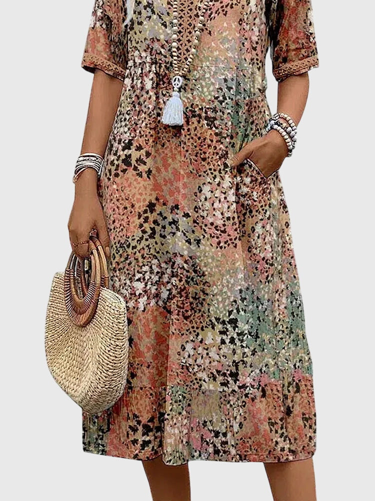 Heather | Elegant Midi Summer Dress