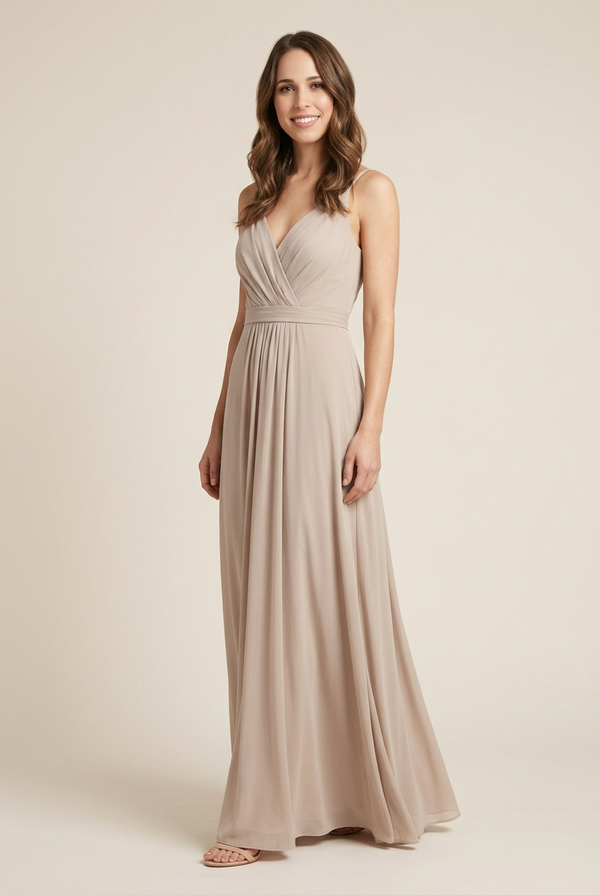 Isabella | Modern V-Neck Formal Dress