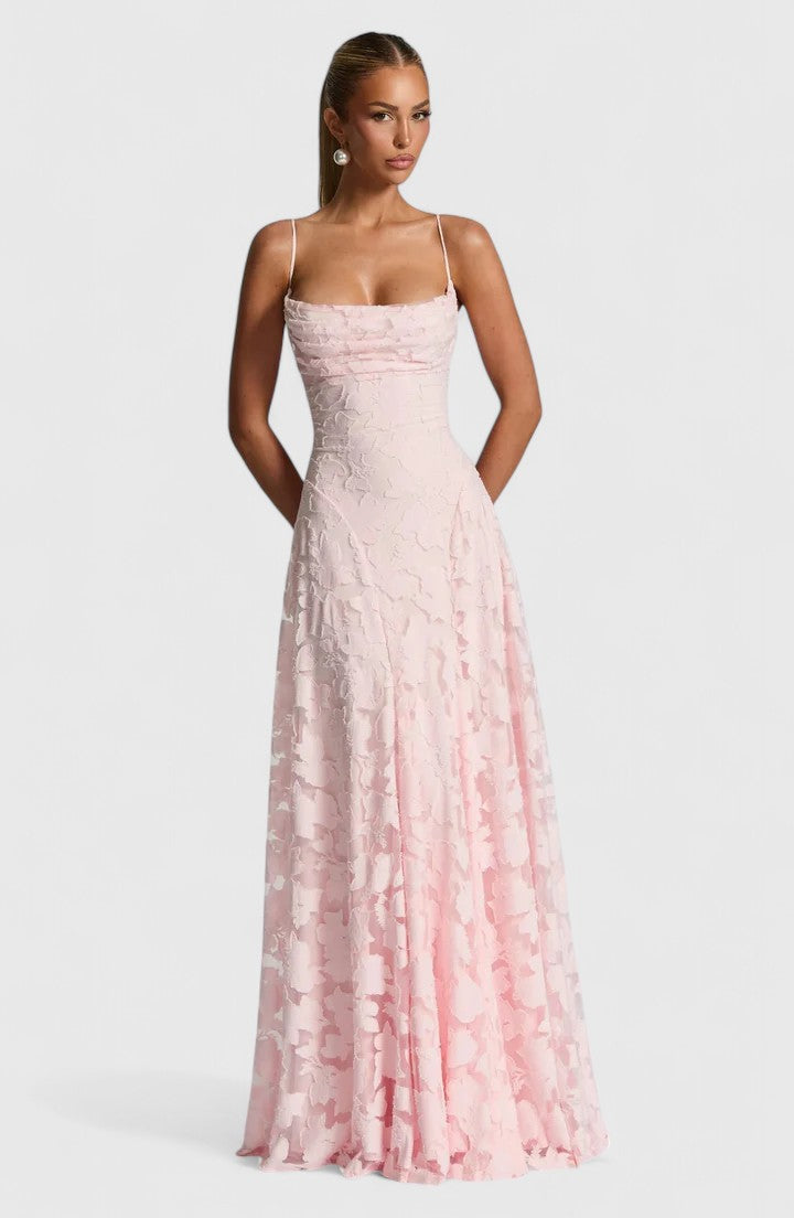 Isabelle | Elegant Floral Maxi Gown