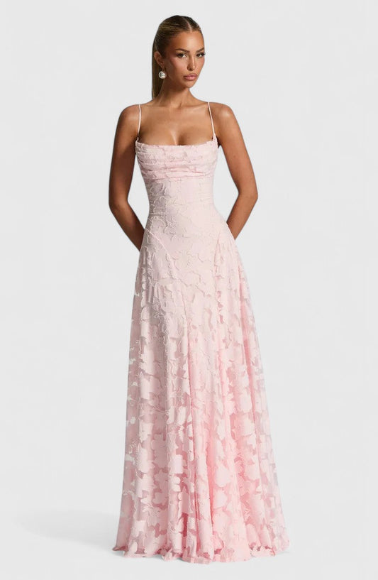 Isabelle | Elegant Floral Maxi Gown