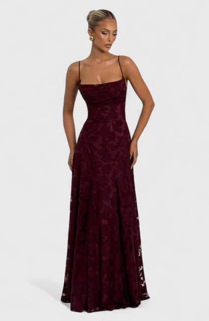 Isabelle | Elegant Floral Maxi Gown