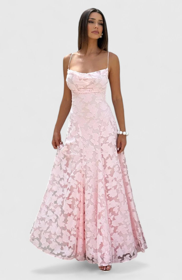 Isabelle | Elegant Floral Maxi Gown