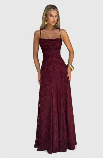 Isabelle | Elegant Floral Maxi Gown