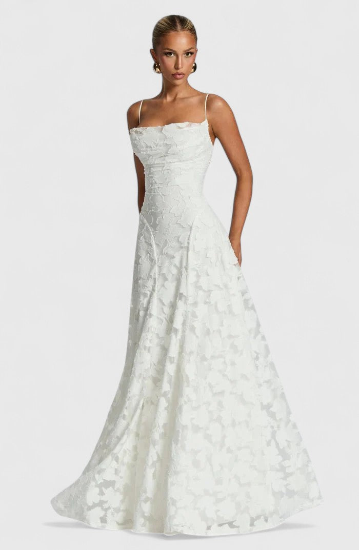 Isabelle | Elegant Floral Maxi Gown