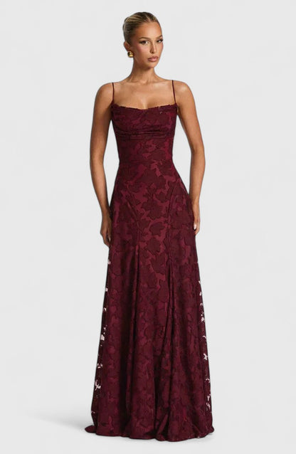 Isabelle | Elegant Floral Maxi Gown