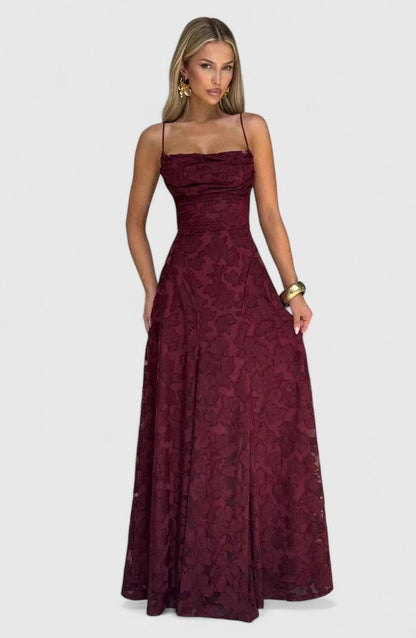 Isabelle | Elegant Floral Maxi Gown