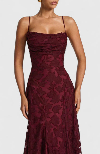 Isabelle | Elegant Floral Maxi Gown