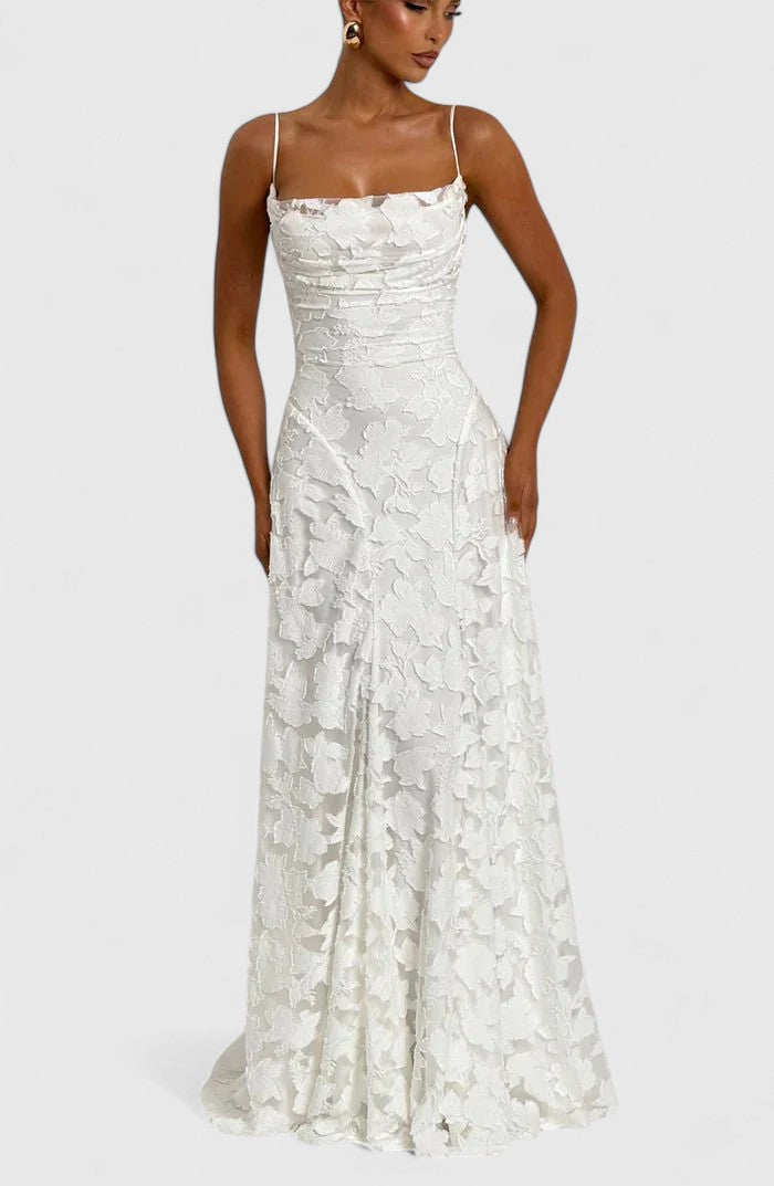 Isabelle | Elegant Floral Maxi Gown