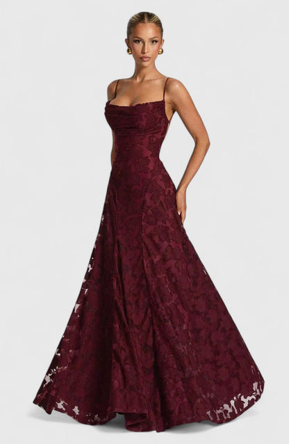 Isabelle | Elegant Floral Maxi Gown