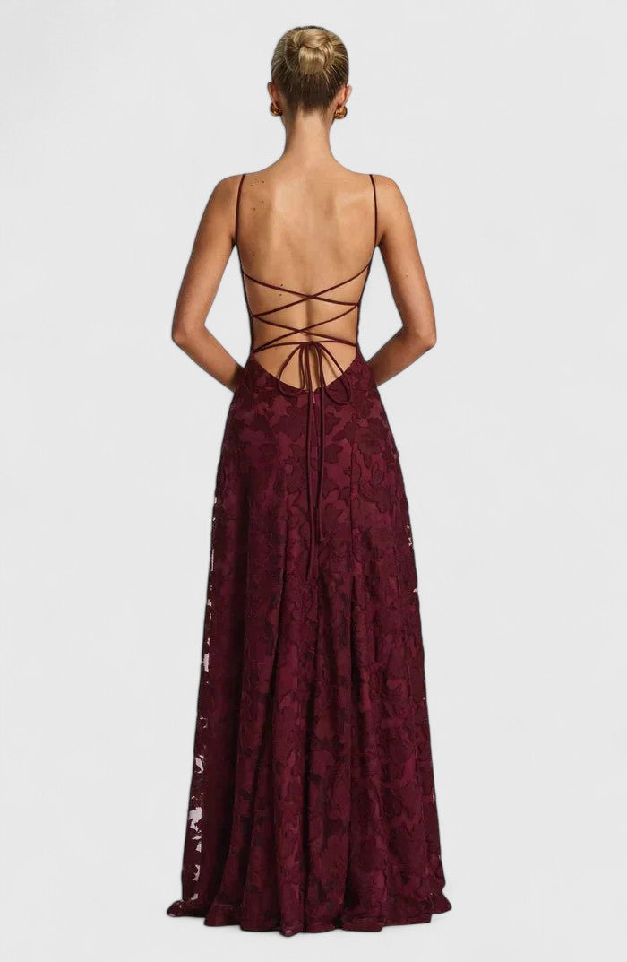 Isabelle | Elegant Floral Maxi Gown