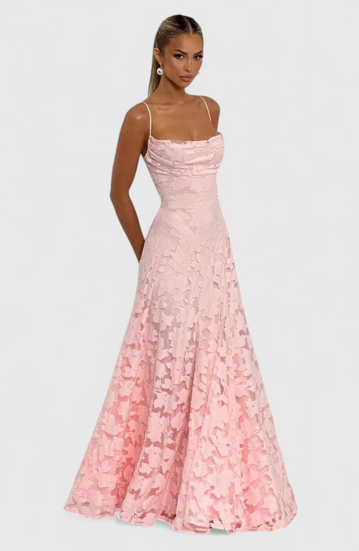 Isabelle | Elegant Floral Maxi Gown