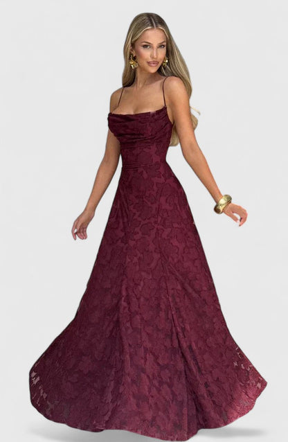 Isabelle | Elegant Floral Maxi Gown