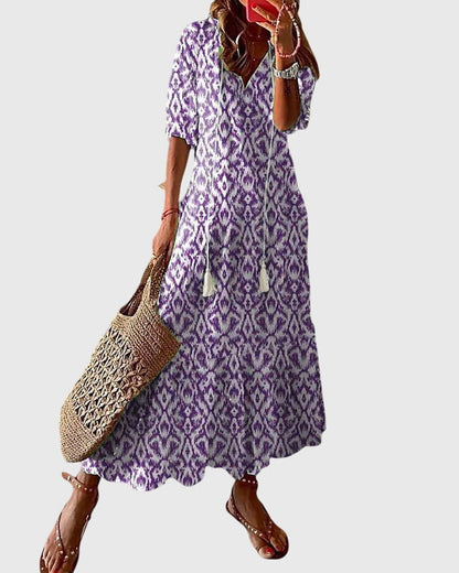 Kayla | Boho Elegant Summer Maxi Dress