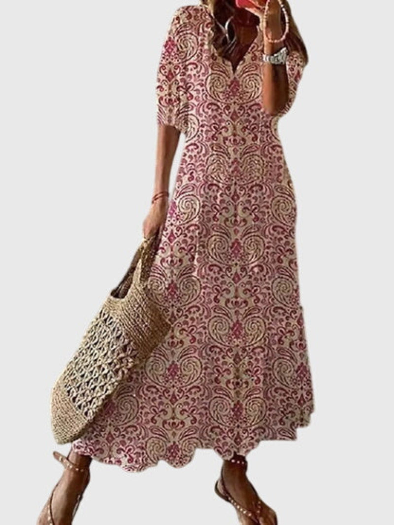 Kayla | Boho Elegant Summer Maxi Dress