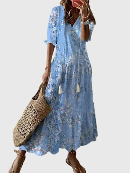 Kayla | Boho Elegant Summer Maxi Dress