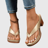 Kennedy | Orthopedic Block Heel Mule Sandals