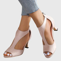 Lara | Orthopedic Elegant Peep Toe Heels