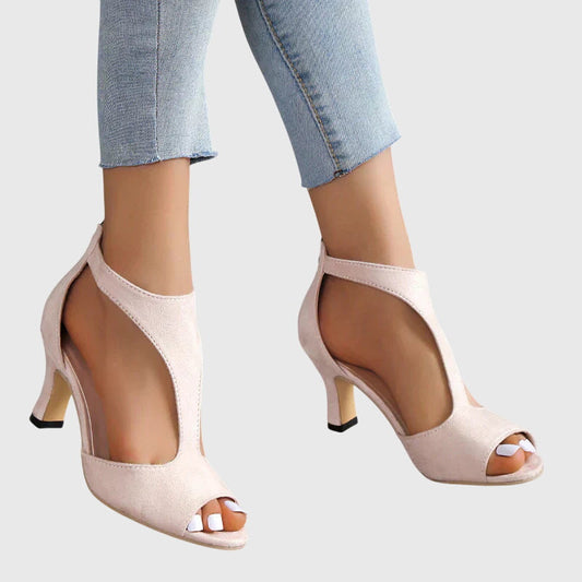 Lara | Orthopedic Elegant Peep Toe Heels