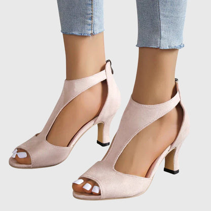 Lara | Orthopedic Elegant Peep Toe Heels