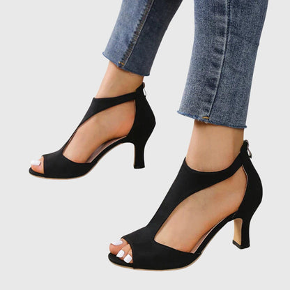 Lara | Orthopedic Elegant Peep Toe Heels