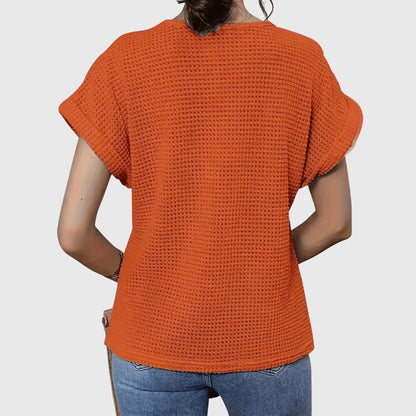 Leah | Crochet Knit Boho Top