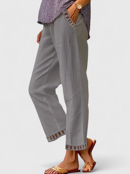 Leah | Cropped Straight Leg Pants
