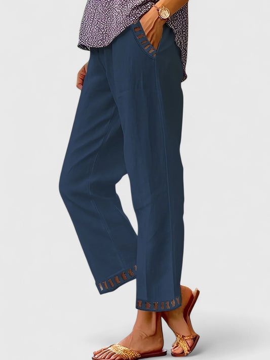 Leah | Cropped Straight Leg Pants