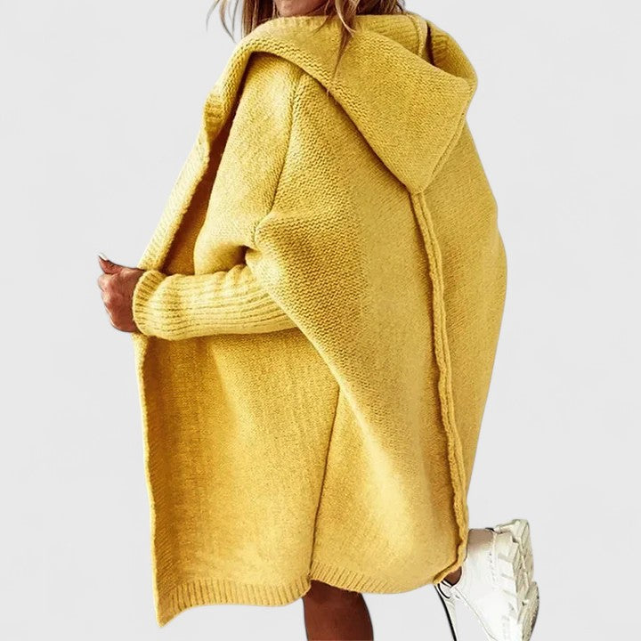 Leah | Oversized Hooded Cardigan