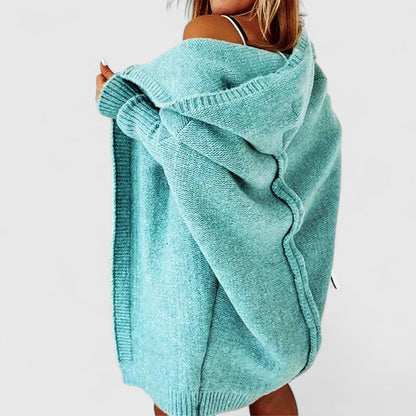 Leah | Oversized Hooded Cardigan