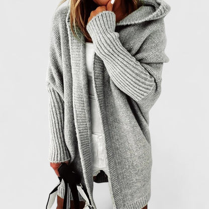 Leah | Oversized Hooded Cardigan