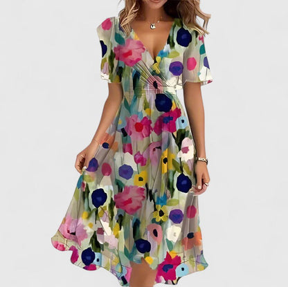 Lily | Floral Short Summer Dress