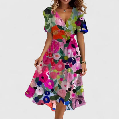 Lily | Floral Short Summer Dress