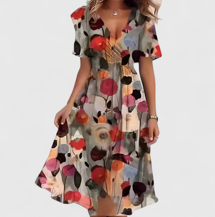 Lily | Floral Short Summer Dress