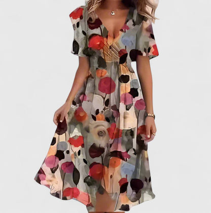 Lily | Floral Short Summer Dress