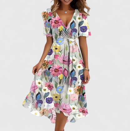 Lily | Floral Short Summer Dress