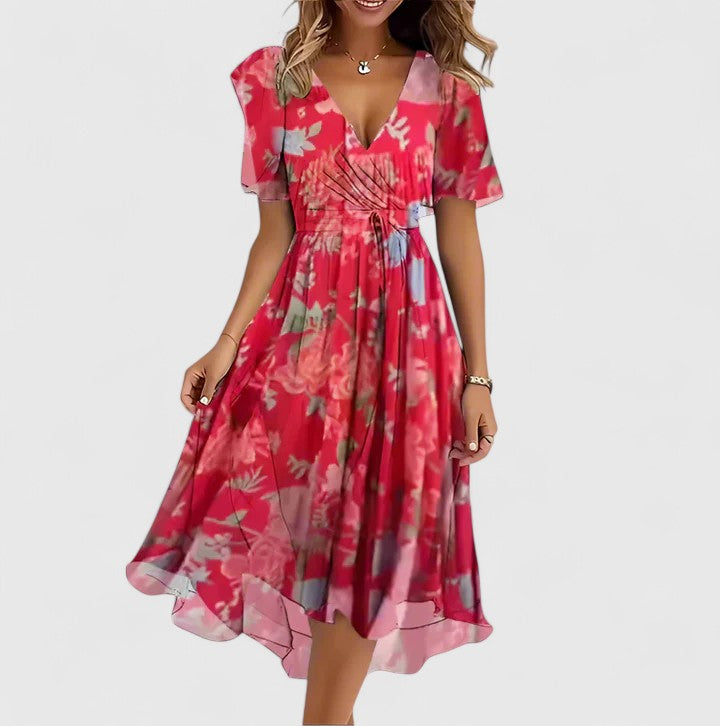 Lily | Floral Short Summer Dress