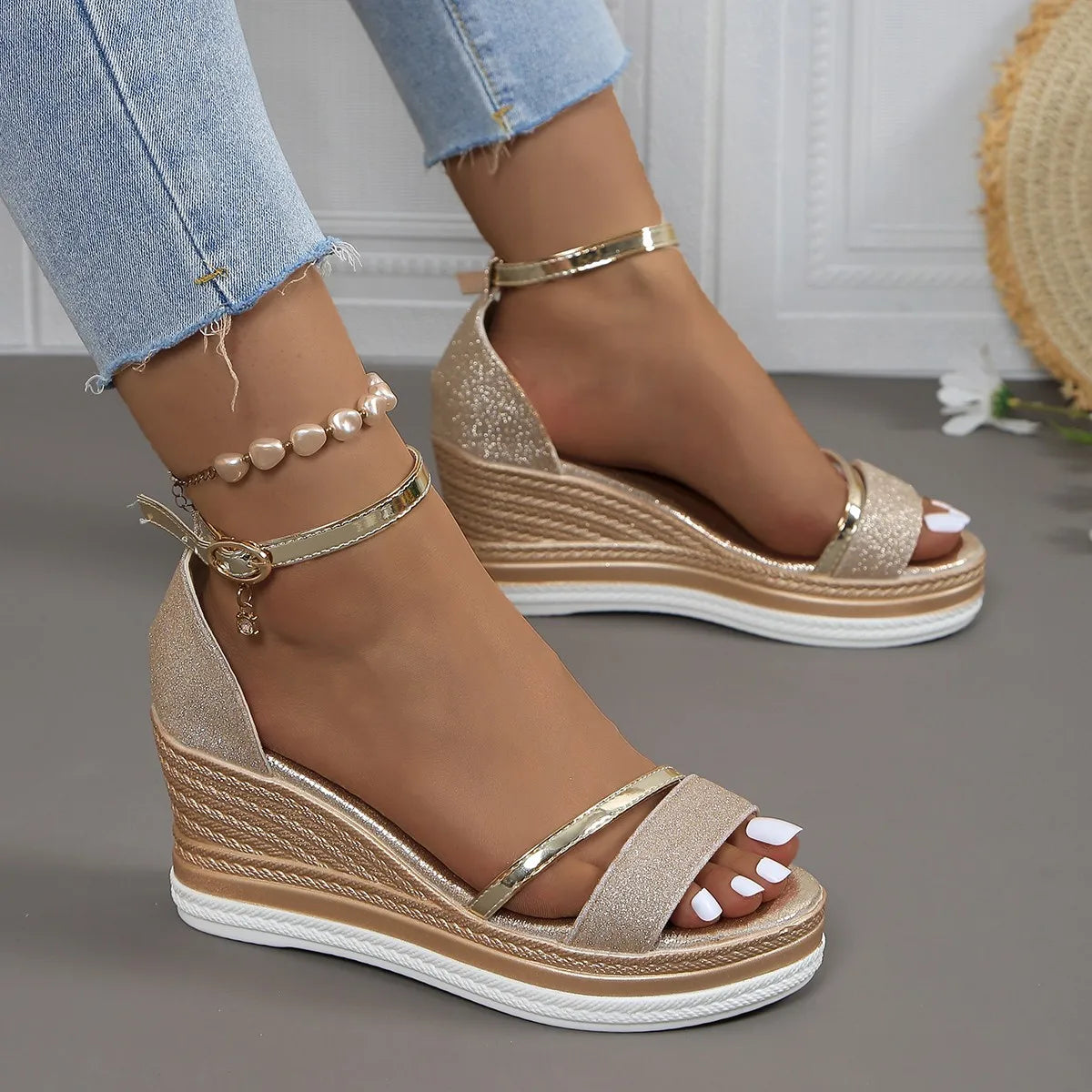 Madison | Espadrille Summer Wedge Sandals