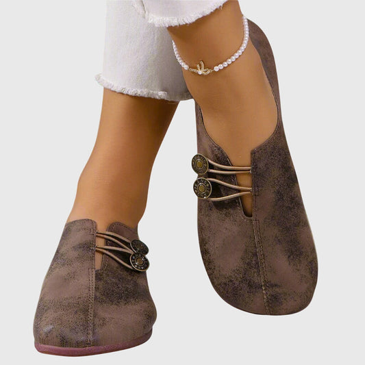 Maren | Comfortable Suede Slip-On Flat Shoes