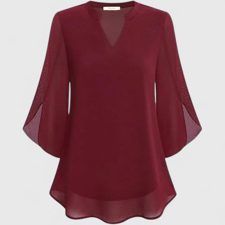 Marina | Elegant Flowy Light Blouse