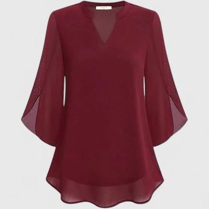 Marina | Elegant Flowy Light Blouse