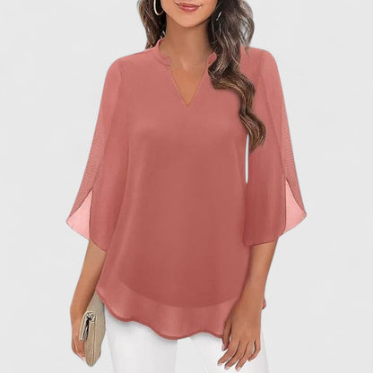 Marina | Elegant Flowy Light Blouse